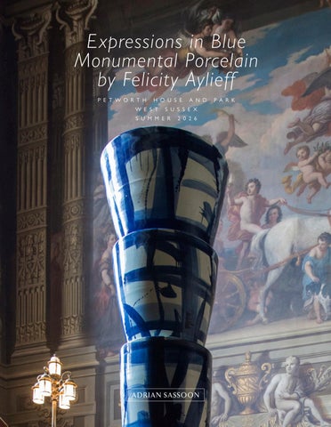 Expressions in Blue Monumental Porcelain by Felicity Aylieff