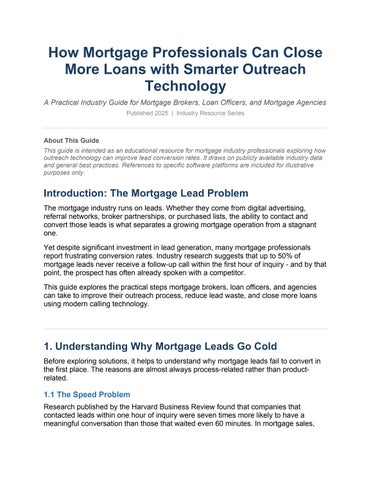 How Mortgage Professionals Can Close More Loans with Smarter Outreach Technology