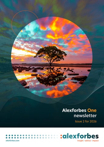 Alexforbes One newsletter - Issue 2, 2026