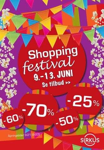 Sirkus Shopping Shoppingfestival våren 2026 netts
