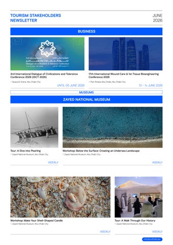 Tourism Stakeholders Newsletter - June 2026