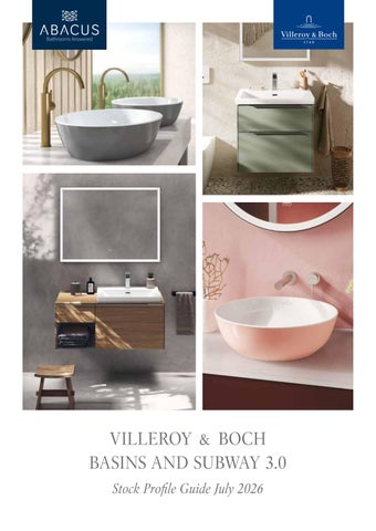 Villeroy & Boch Basin Stock Profile