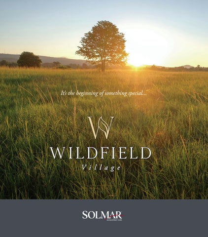 Solmar Development - Wildfield Village Community Brochure