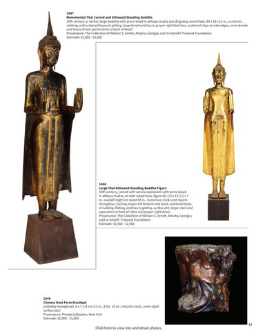 Asian Art Featuring The William Arnett 家具产品集 | June 25, 2026 第 17 页
