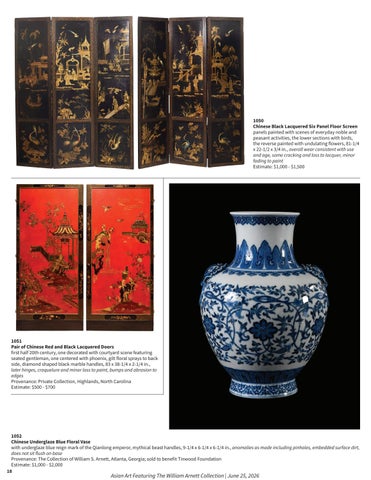 Asian Art Featuring The William Arnett 家具产品集 | June 25, 2026 第 18 页