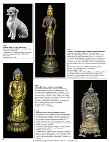 Asian Art Featuring The William Arnett 家具产品集 | June 25, 2026 第 20 页