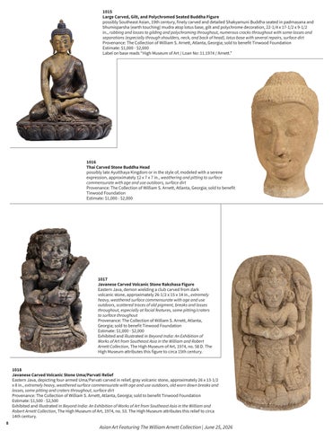 Asian Art Featuring The William Arnett 家具产品集 | June 25, 2026 第 8 页