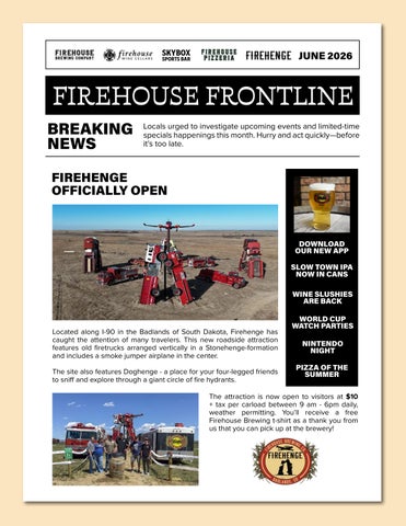 Firehouse Frontline June 2026