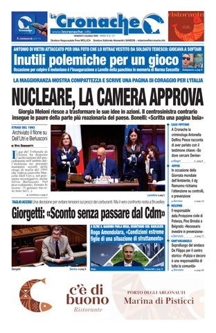 Cronache del 5 giugno 2026