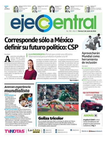 EjeCentral Diario | 5 de junio de 2026
