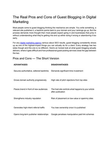 Guest Posting