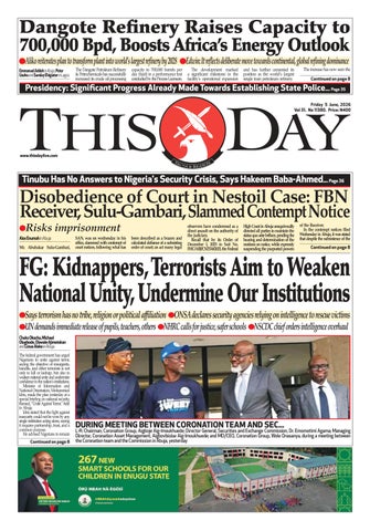FRIDAY 5TH  JUNE 2026