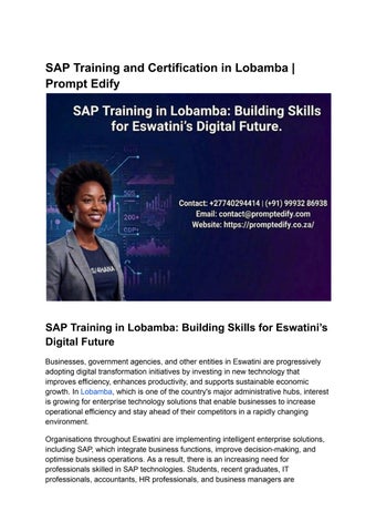 SAP Training and Certification in Lobamba _ Prompt Edify (1)