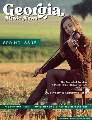 Georgia Music News - Spring 2026