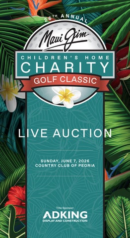 MJCH Live Auction Brochure