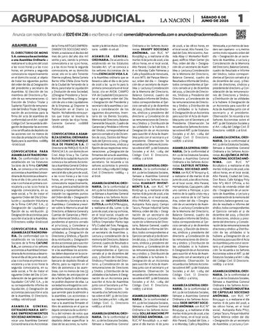 SUPLEMENTO - AGRUPADOS  - EDICIÓN 11.272