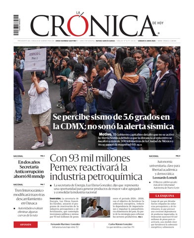 La Crónica de Hoy 06-06-2026