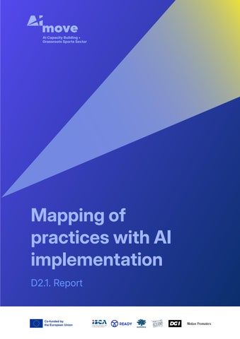 AI Move Project: Mapping of practices with AI implementation