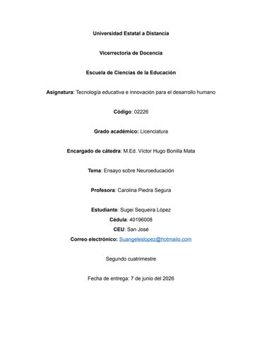 neuro educasion