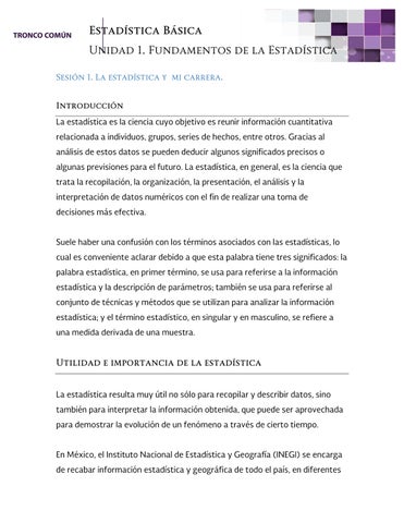 Fundamentos de la estadistica