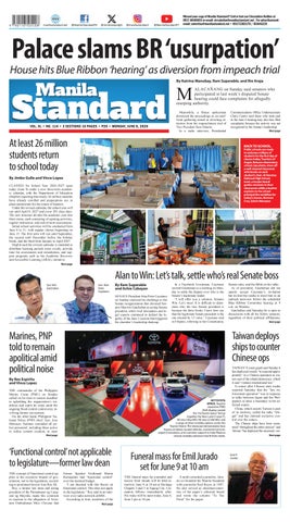 Manila Standard - 2026 June 8 - Monday