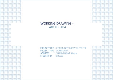 Working Drawing 