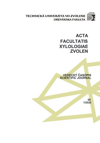 ACTA FACULTATIS XYLOLOGIAE ZVOLEN