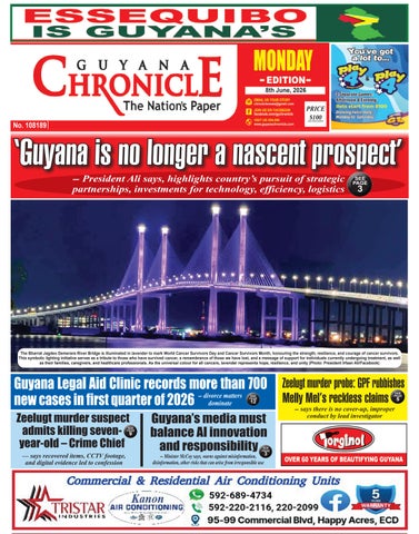 Guyana Chronicle E-Paper 08-06-2026