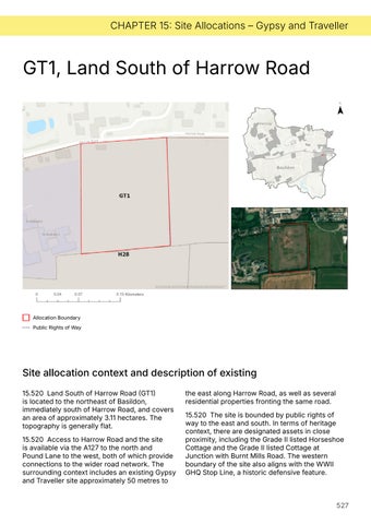 GNT - Site Allocations