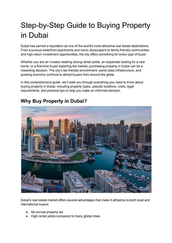 Step-by-Step Guide to Buying Property in Dubai (1)
