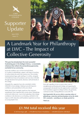 LWC Supporter Update - June 2026