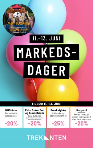Trekanten Markedsdager juni 2026