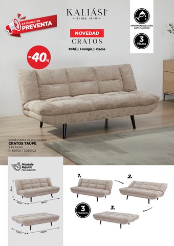 家具目录 KALIÁSI - Sofas cama × Camas - 西文 第 4 页