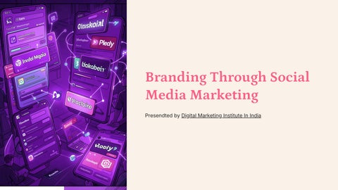 Branding Through Social Media Marketing