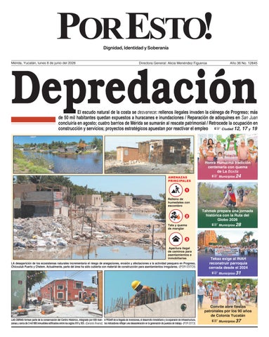 PORTADA POR ESTO MERIDA, LUNES 8 DE JUNIO DE 2026