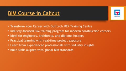 BIM Course in Calicut