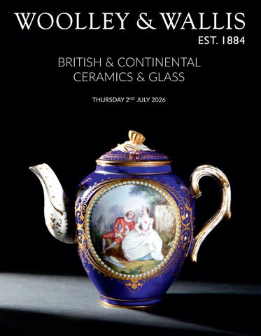 British and Continental Ceramics and Glass - 2nd July 2026