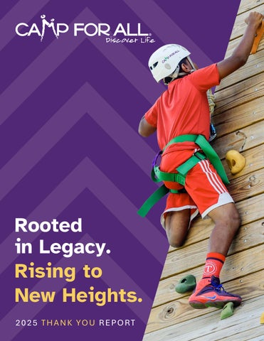 2025 Camp For All Thank You Report 