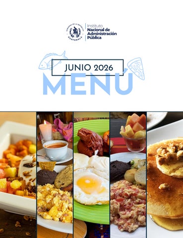 Menú Desayuno y Almuerzo junio 2026
