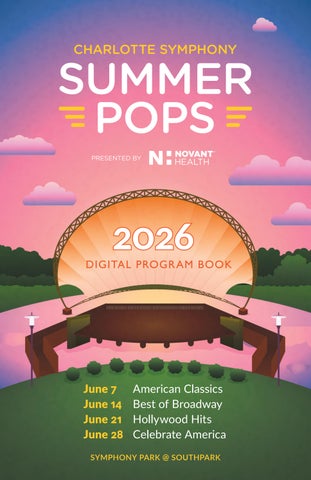 CSO Summer Pops 2026 - program