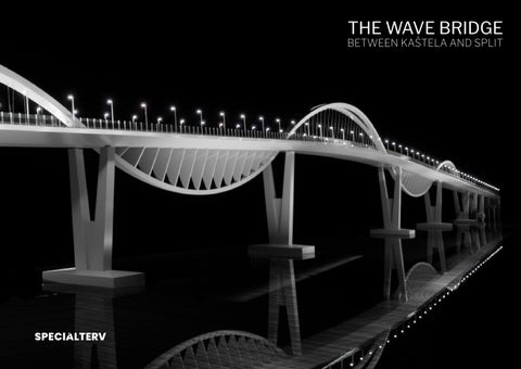 Wave Bridge between Split and Kastela