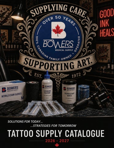 2026 Bowers Tattoo Supply Catalogue