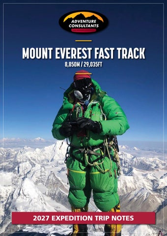 Adventure Consultants Everest Fast Track