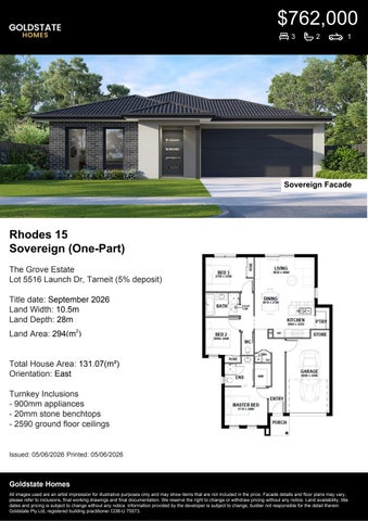 Lot 5516 Launch Dr The Grove Estate Tarneit Rhodes 15 33 Sovereign (One-Part) (002)