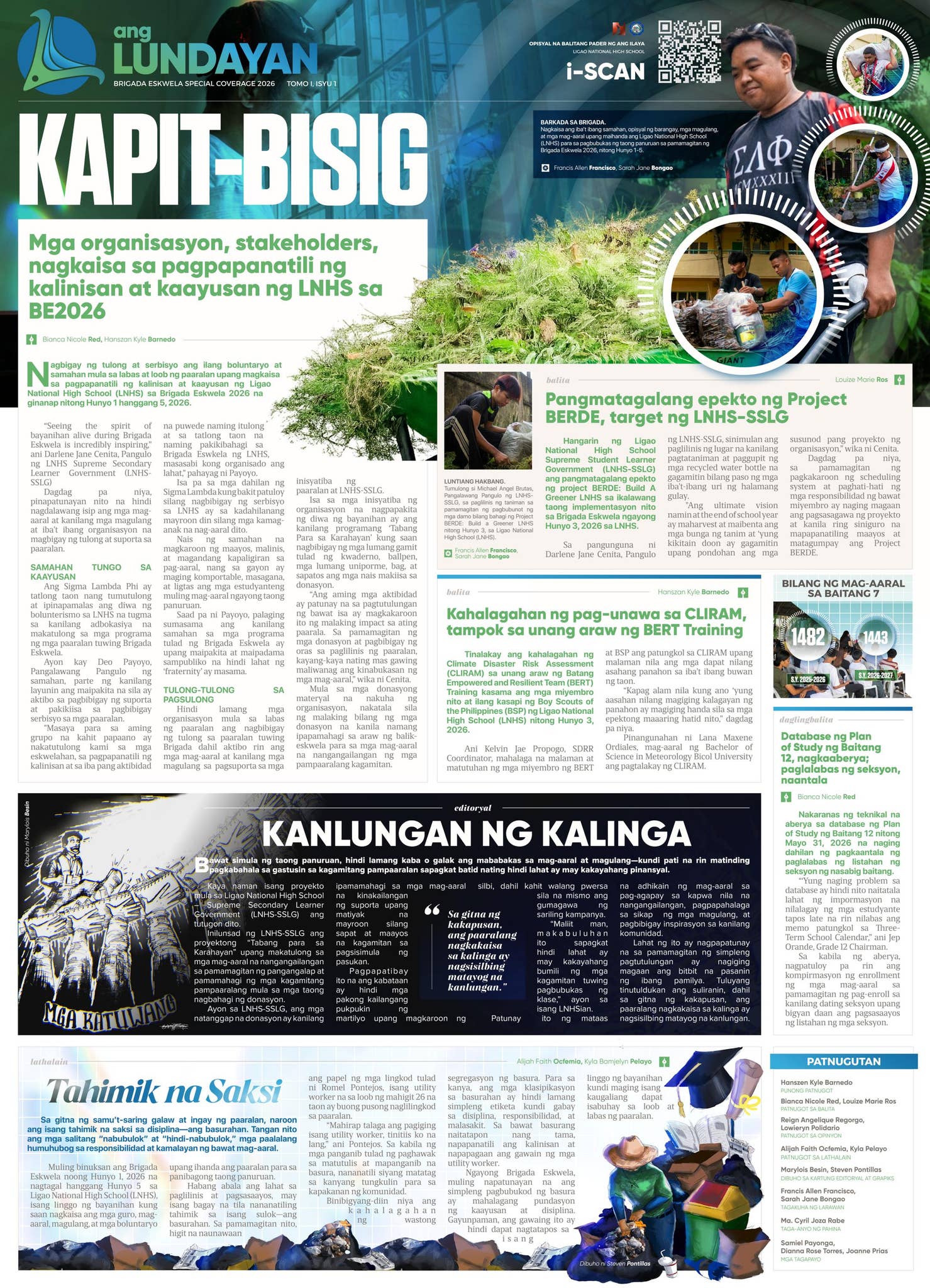 ANG LUNDAYAN | TOMO 1 ISYU 1 by Ang Ilaya LNHS - Issuu