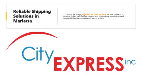 shipping services marietta