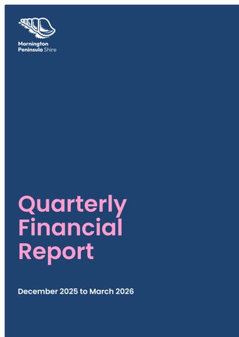 Quarterly Finance Report - January to March 2025-2026