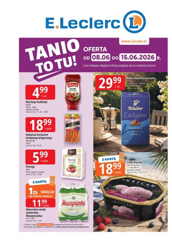 E.Leclerc gazetka od 8.06 do 15.06.2026