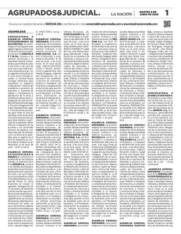 SUPLEMENTO - AGRUPADOS - EDICIÓN 11.275