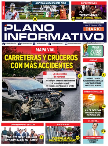 Plano Informativo Impreso, Año 11, No. 3762